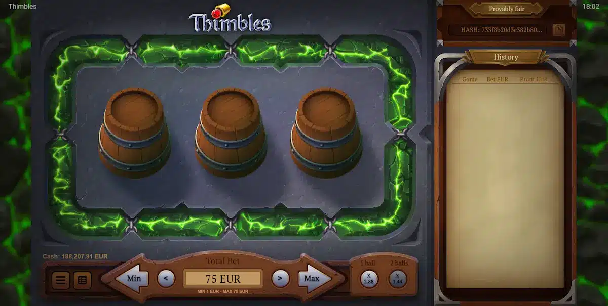 thimbles casino