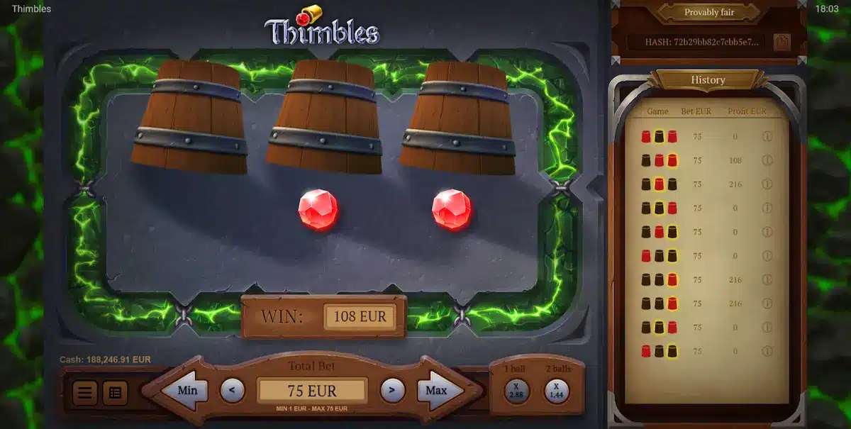 thimbles deux pierres
