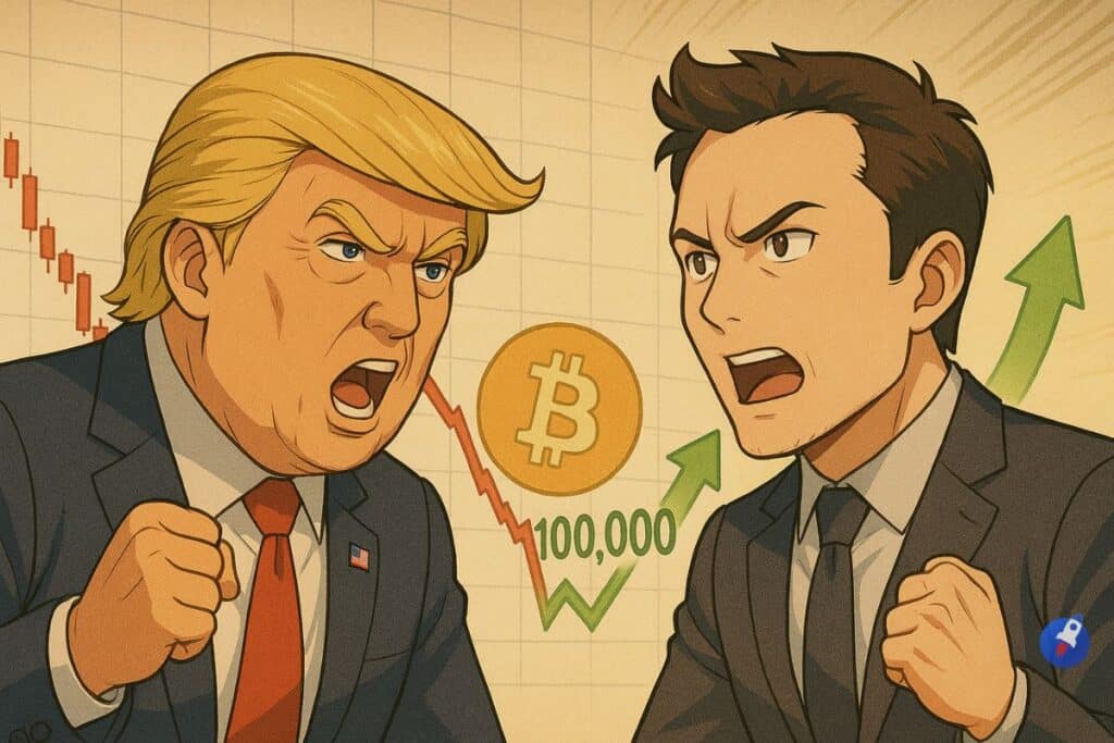Le clash Trump VS Musk fait plonger le Bitcoin vers 100.000 $, opportunité rêvée avant le prochain rallye ?