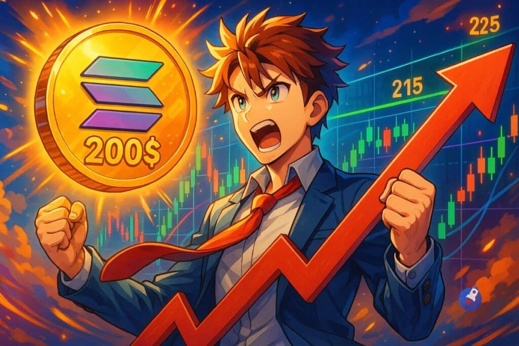 Solana confirme les 200$ : les bulls visent déjà ces résistances cruciales