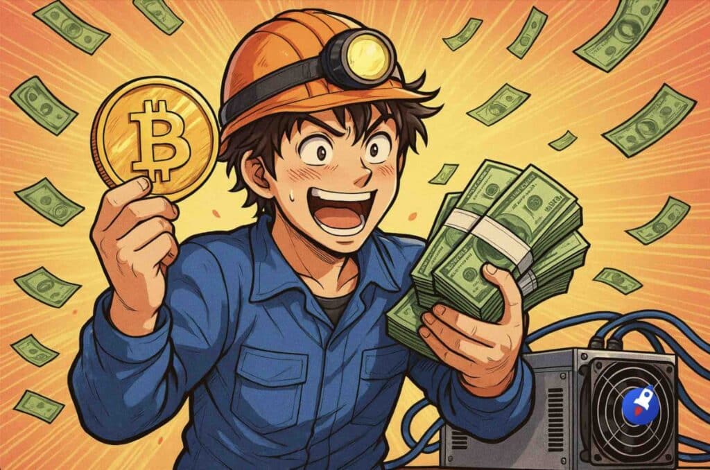 Un mineur de Bitcoin solo gagne 350000 dollars