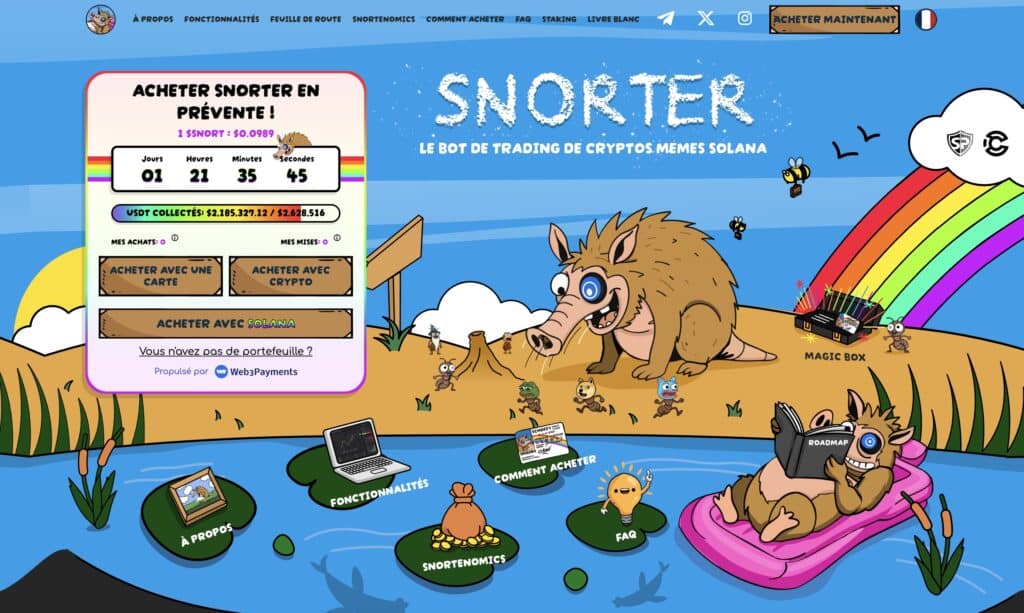 snorter 2,1 millions