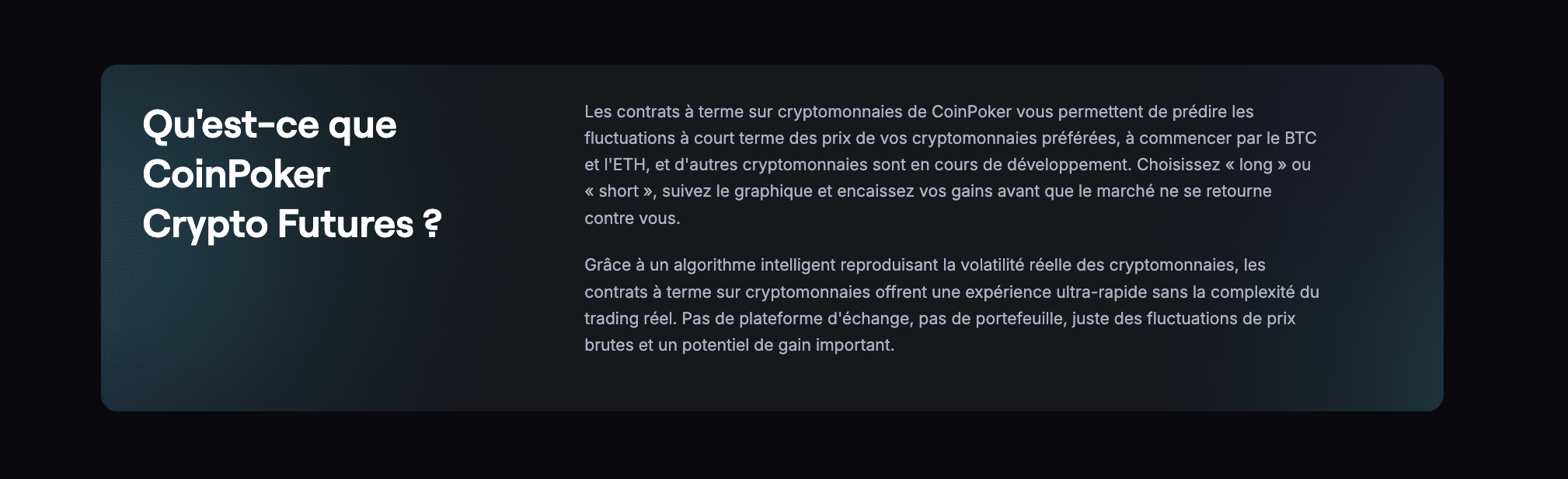 Utiliser CoinFutures