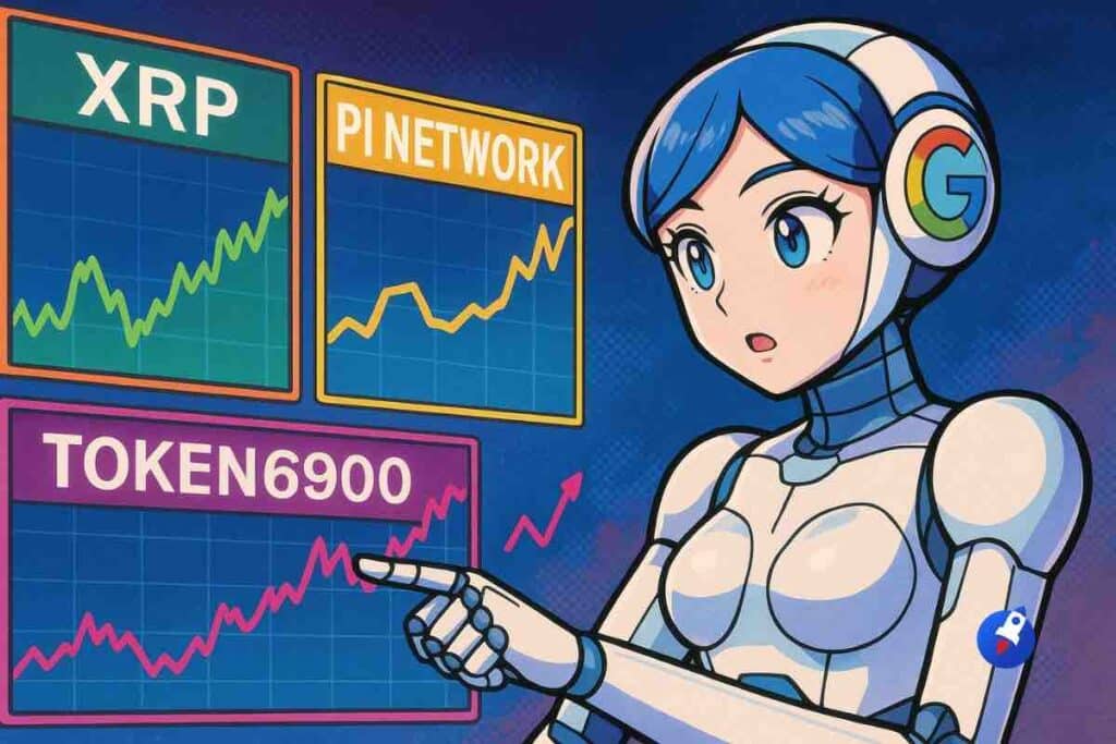 L’IA Google Gemini prédit le prix de XRP, Pi Coin et TOKEN6900 fin 2025