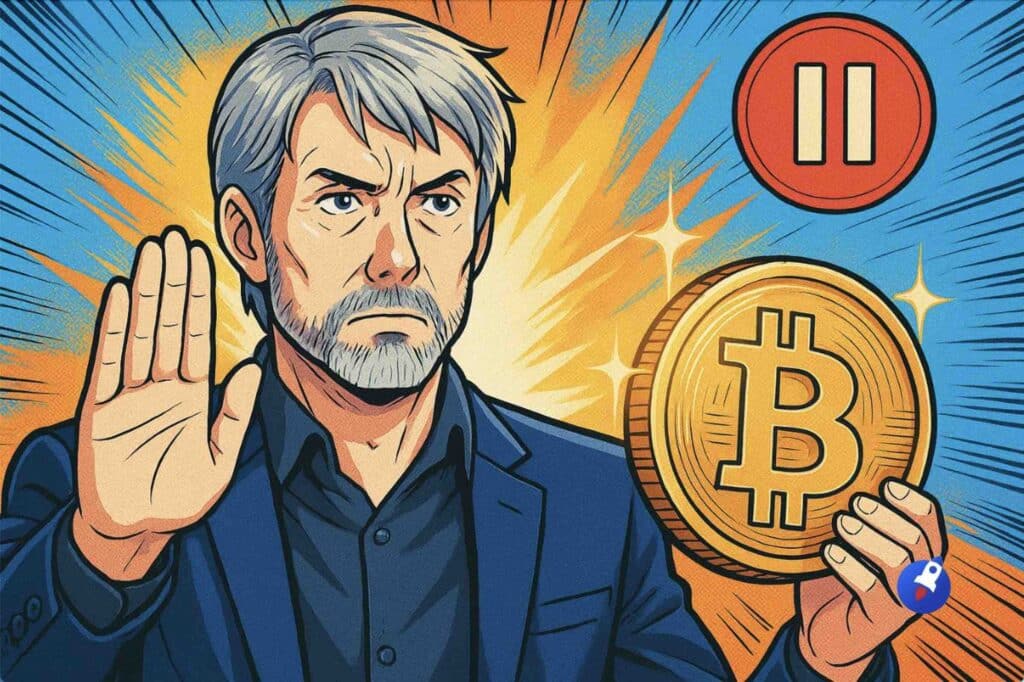 Bitcoin : Strategy met ses achats en pause, un crash crypto à venir ?