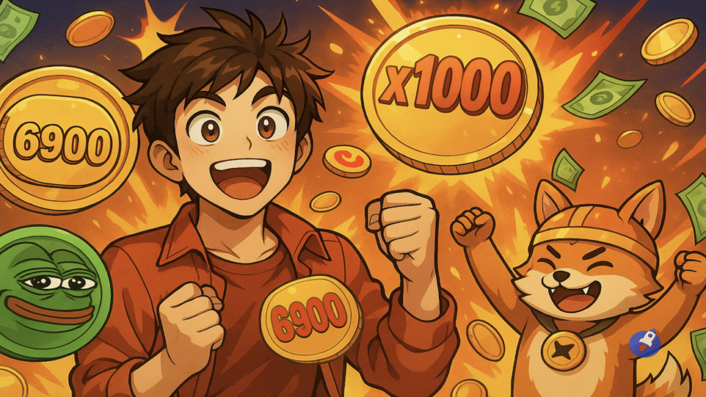 3 altcoins x1000 pour faire jackpot avec une poignée de dollars