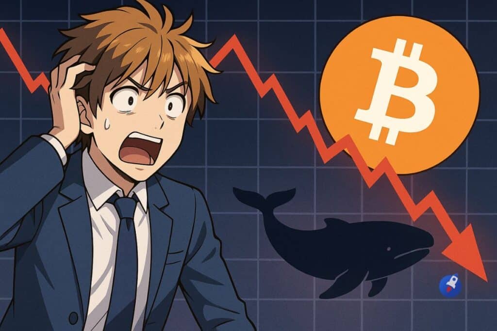 Bitcoin trébuche, le marché panique alors qu’une baleine transfère 80.000 BTC