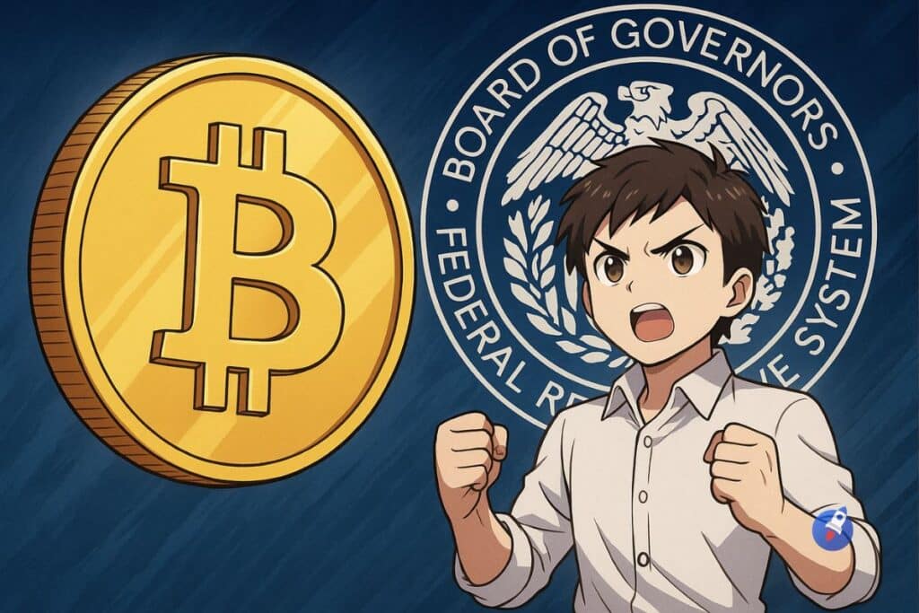 Bitcoin se défend après un crash éclair : La balle est dans le camp de la Fed
