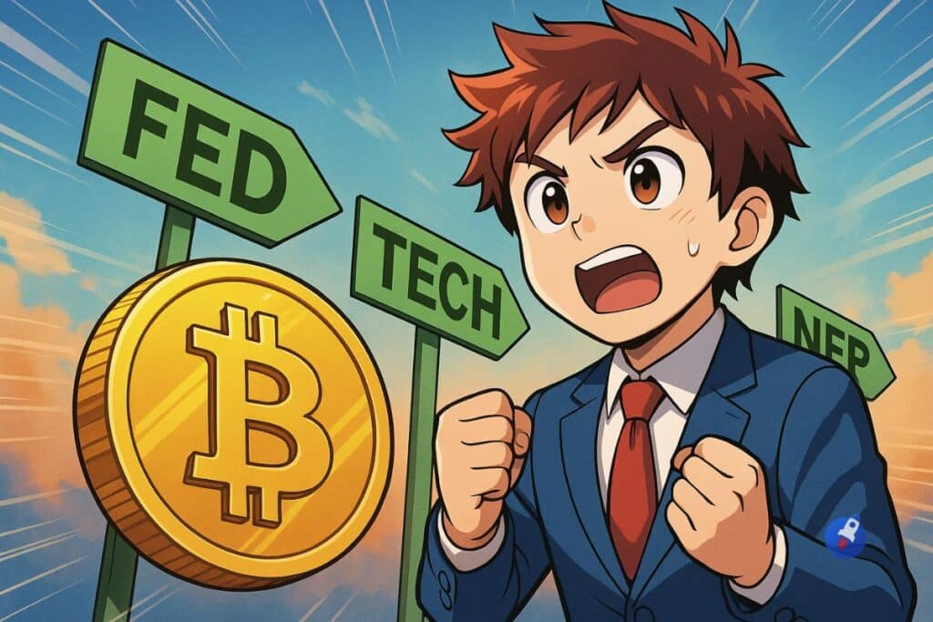 Bitcoin entre Fed, résultats des techs et NFP : La semaine de tous les dangers