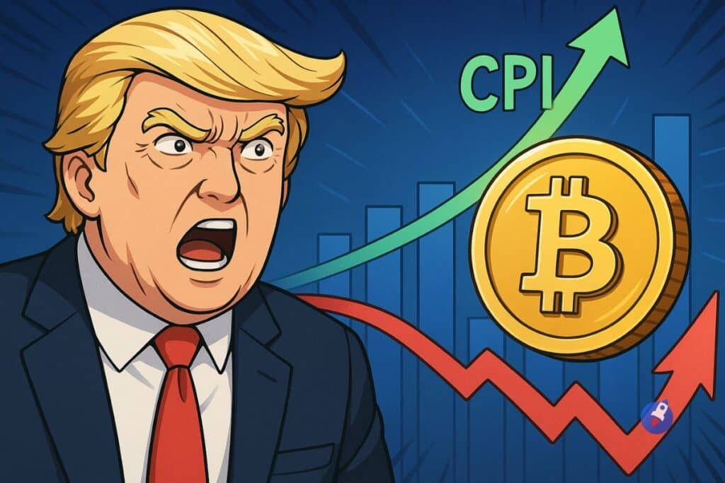Trump choque le marché, mais Bitcoin tient bon : L’IPC US peut tout faire basculer
