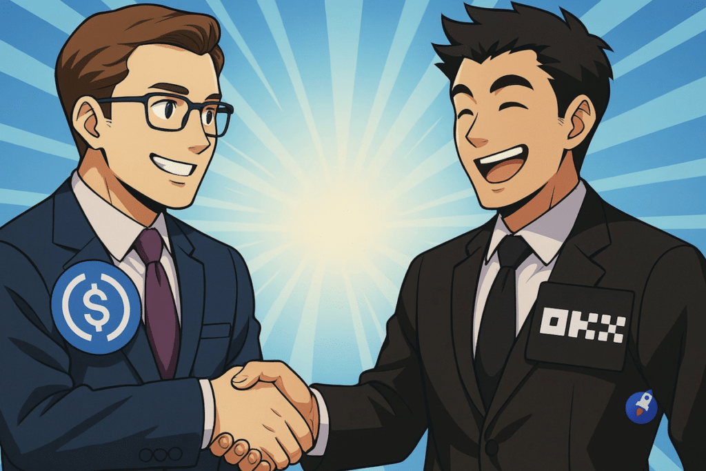 Circle se joint à OKX pour étendre la portée de son stablecoin USDC