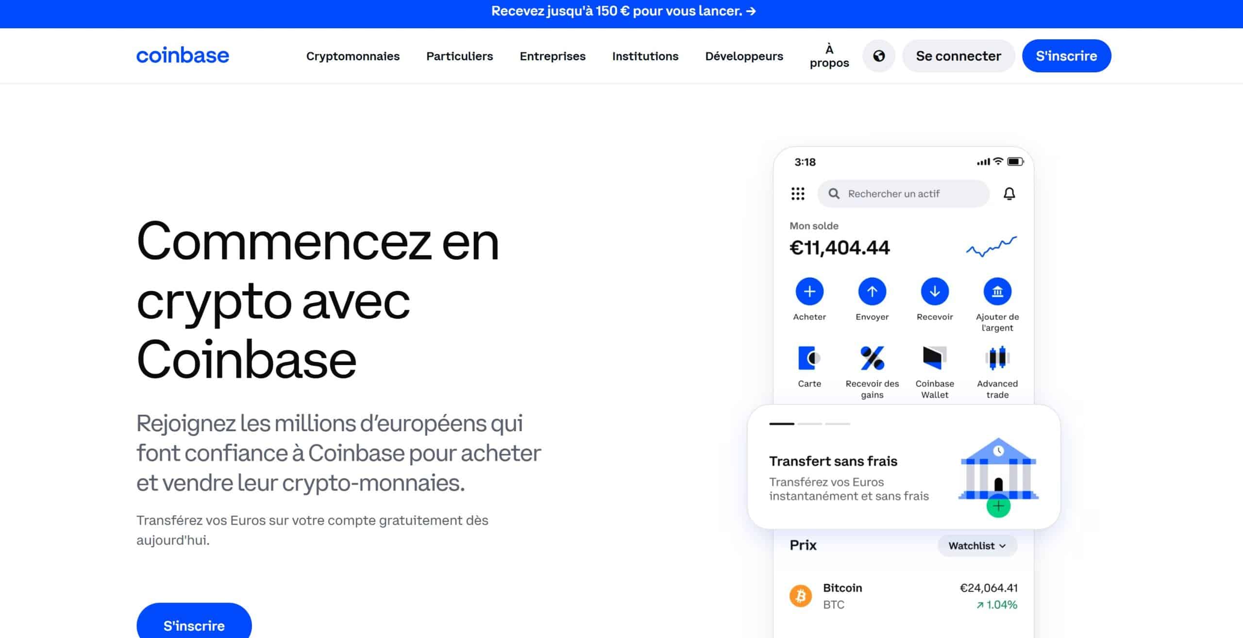 Action Crypto coinbase