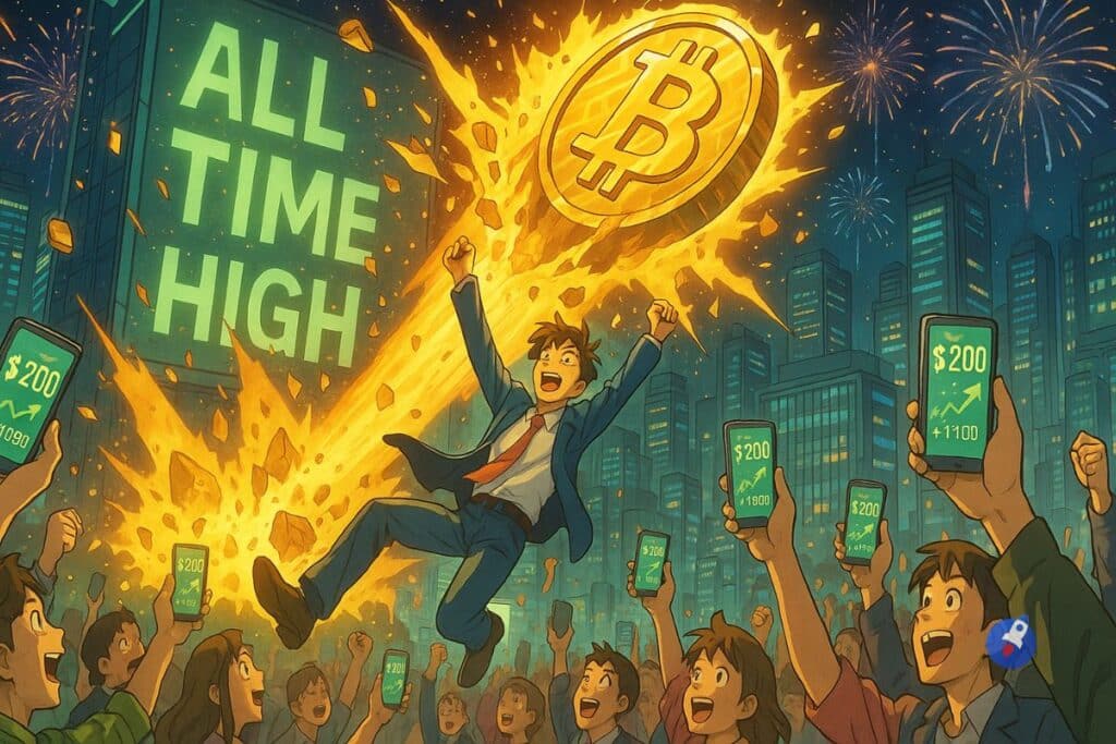 ATH en ATH : Bitcoin à 200 000 $ fin 2025 selon les experts