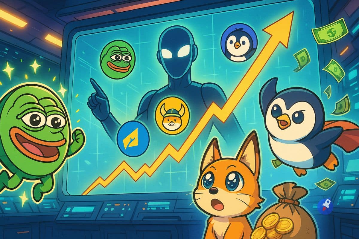 Grok prédit hausse memecoins