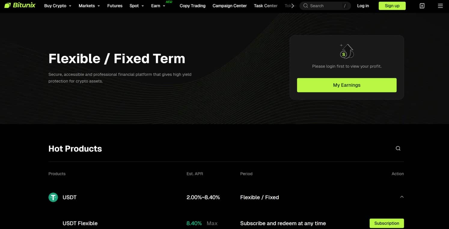 earn bitunix