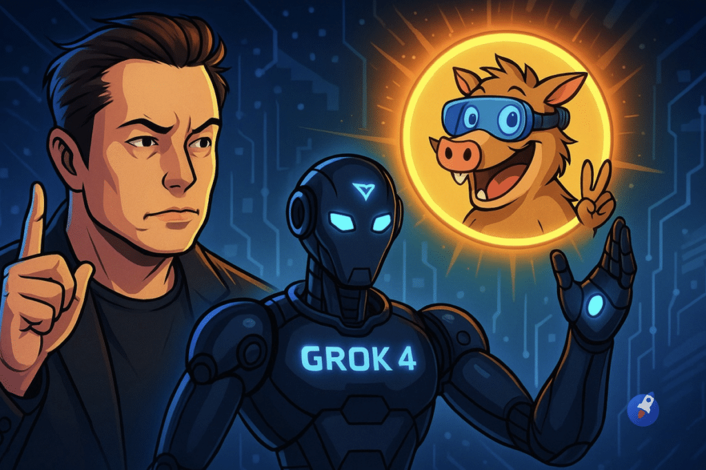 Musk lance Grok 4 : mais peut-il dénicher les pépites crypto comme cet altcoin ?