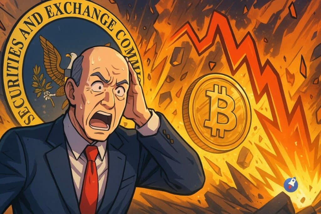 La SEC dévoile le “Project Crypto” et Bitcoin s’effondre dans la foulée