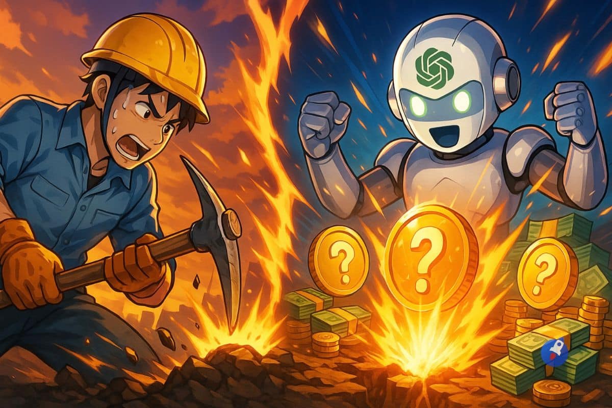 Travailler dur ou faire fortune avec la crypto ? ChatGPT 5 fait le pari  risqué du x1000