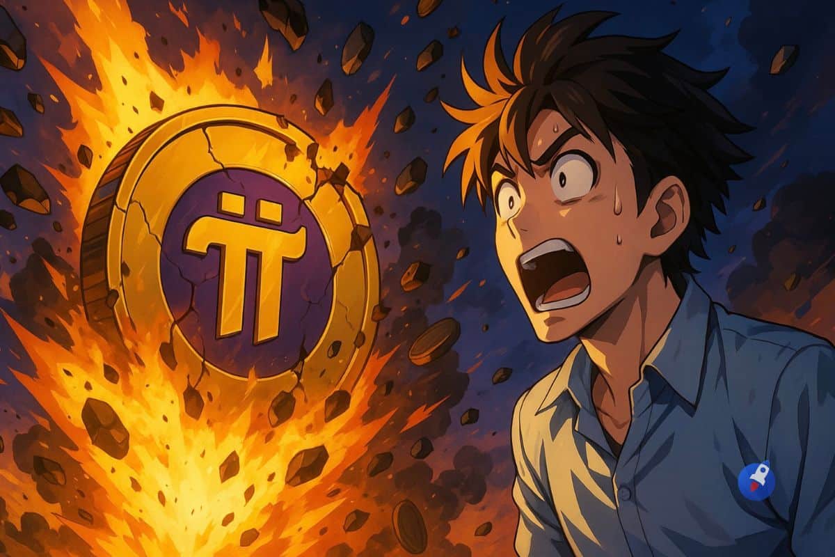 pi coin crash aout