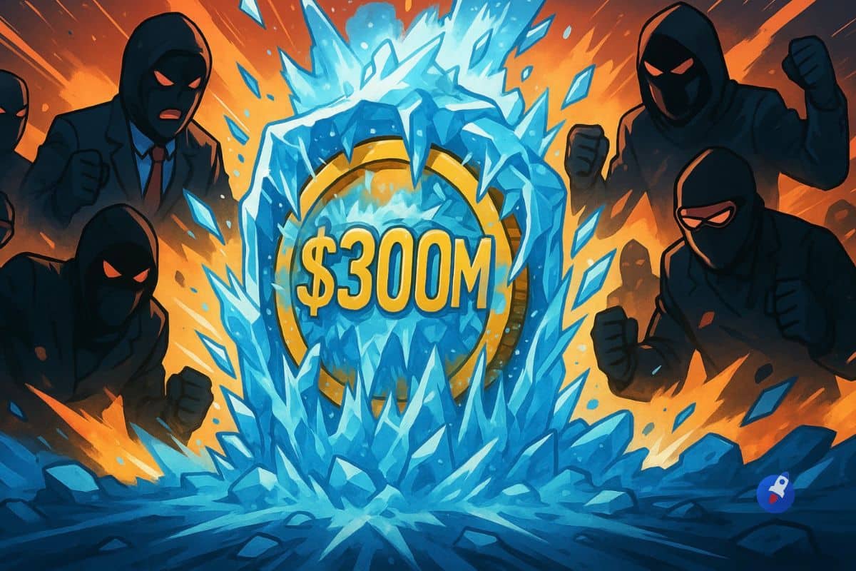 300 millions geles cryptos