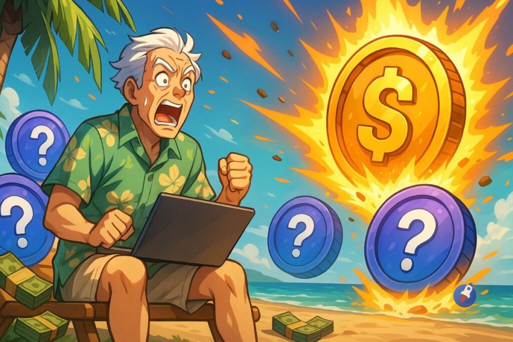 Les 4 cryptomonnaies x1000 pour devenir un millionnaire retraité en 90 jours