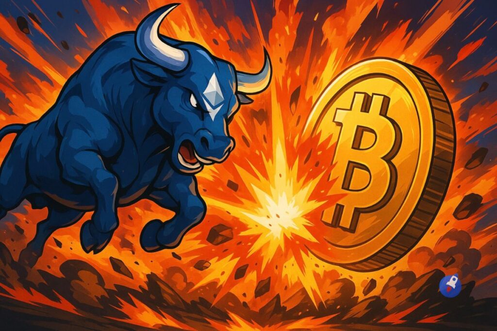 Top 4 des raisons qui font que Ethereum bat le Bitcoin en 2025