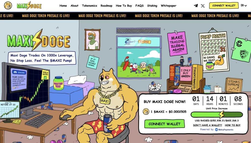 Maxi doge 350 000 dollars