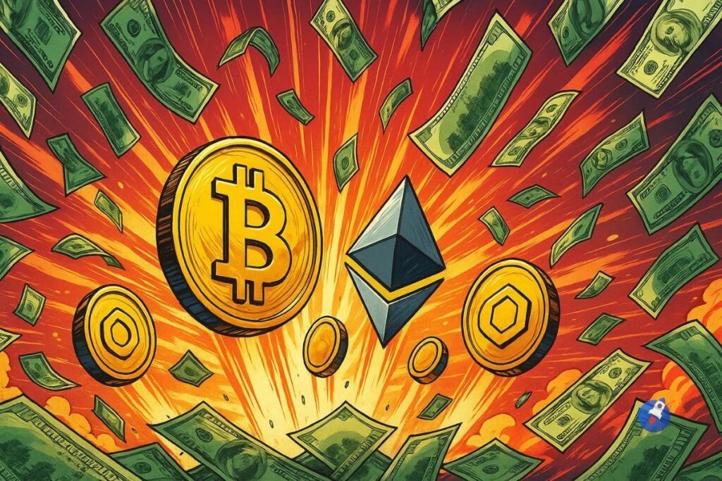 Marché crypto en plein essor : 250 milliards injectés en une seule journée