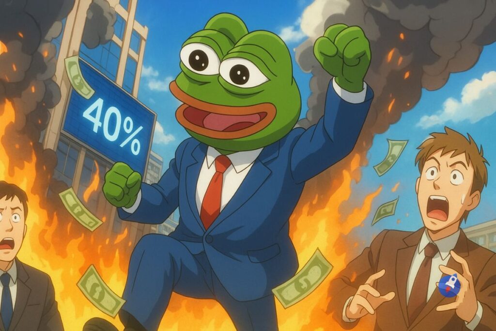 500 millions de WEPE partis en fumée : Wall Street Pepe grimpe de 40 % !