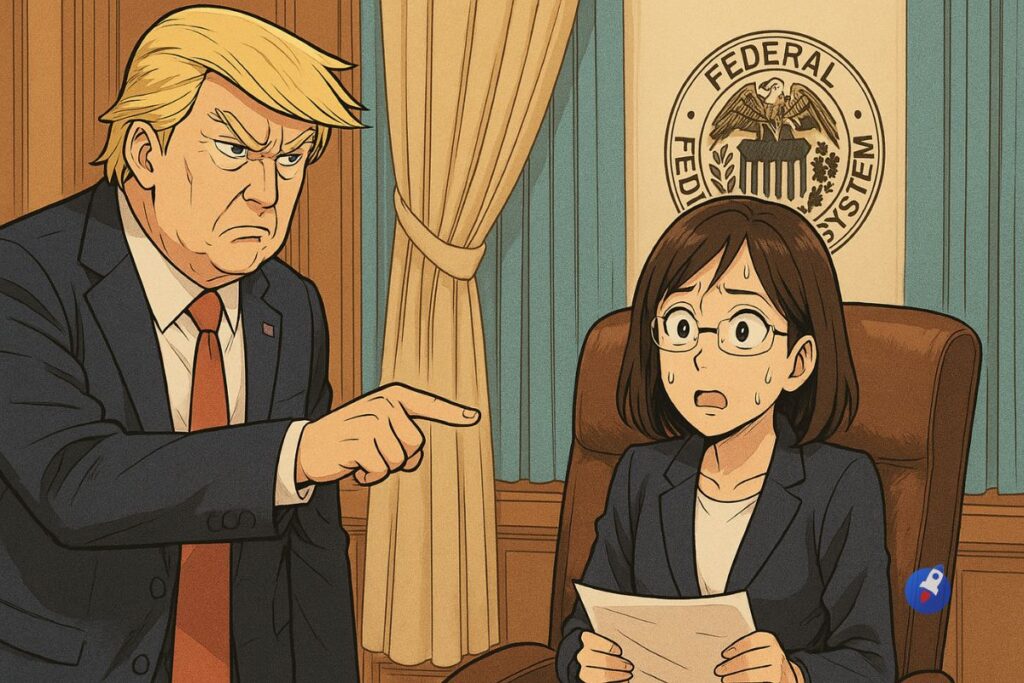 Trump vire une gouverneure de la Banque centrale : le chaos profite aux cryptos