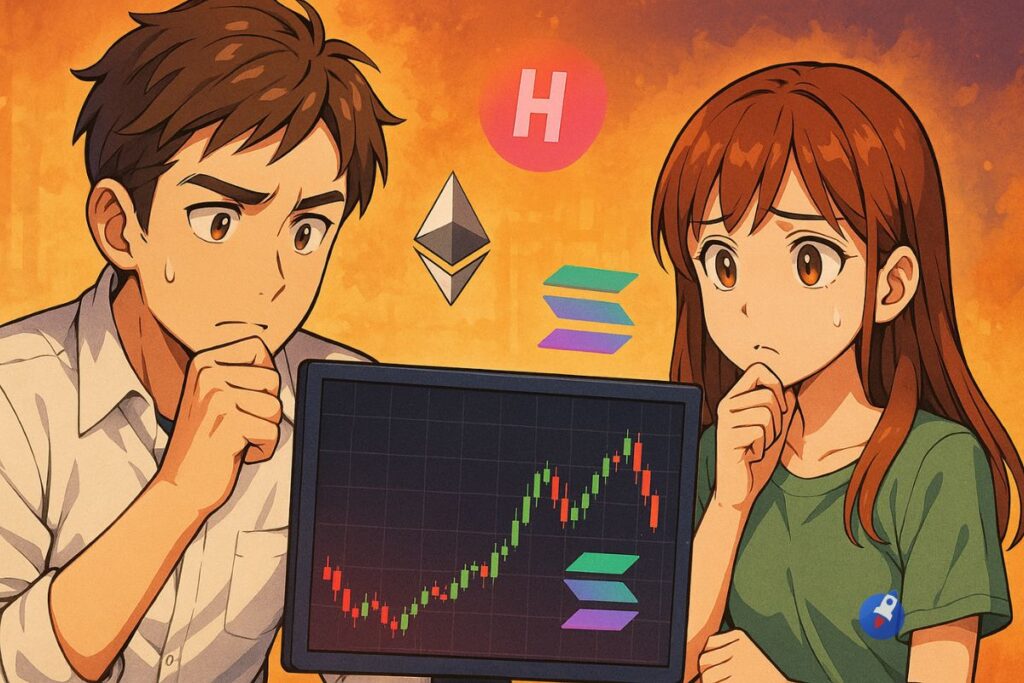Bullrun : les signaux on-chain de ETH, HYPE et SOL pour vendre au bon moment