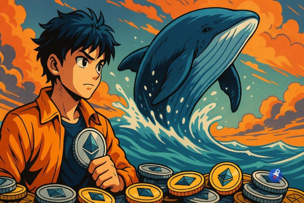 ETH en baisse : les baleines en profitent pour accumuler