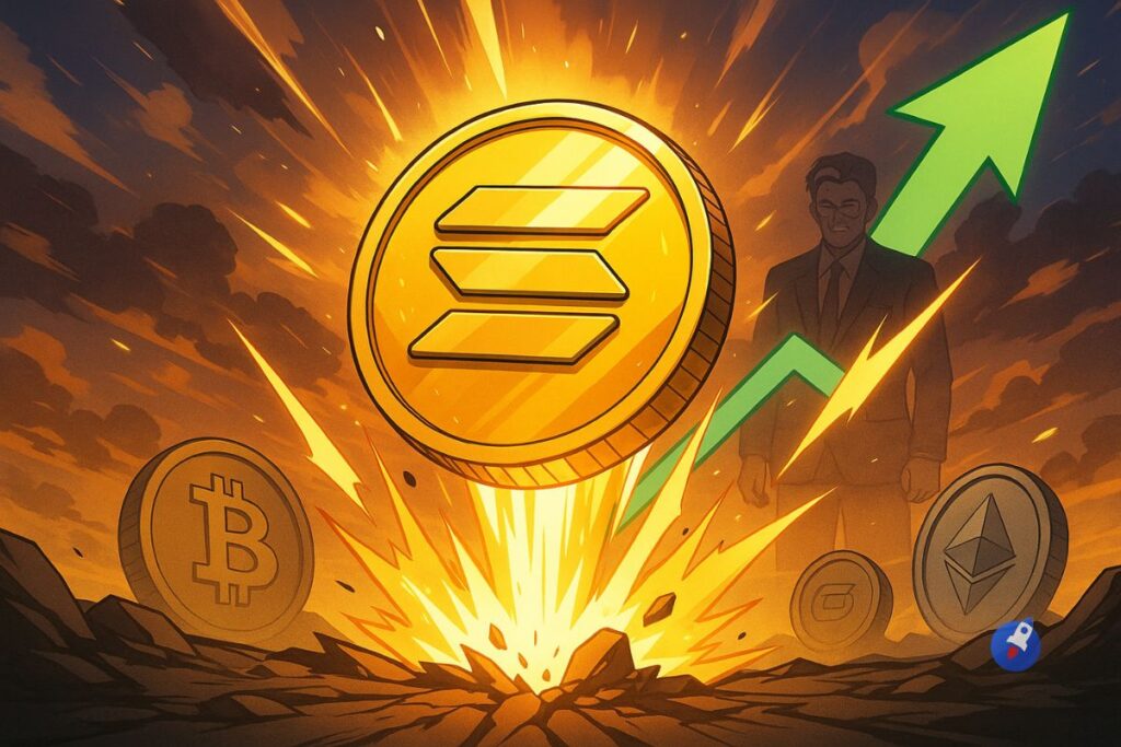 Solana explose alors que les autres cryptos stagnent : Nouveau record imminent ?