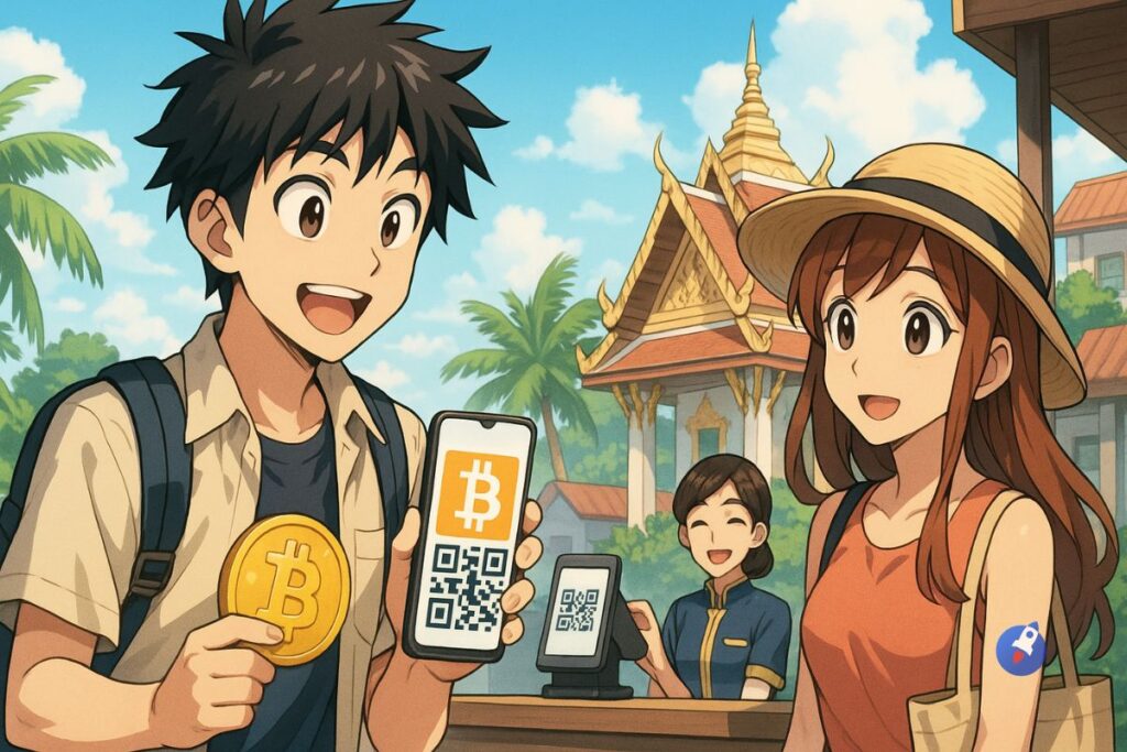Payer en Bitcoin ou Ethereum en vacances ? C’est possible en Thaïlande
