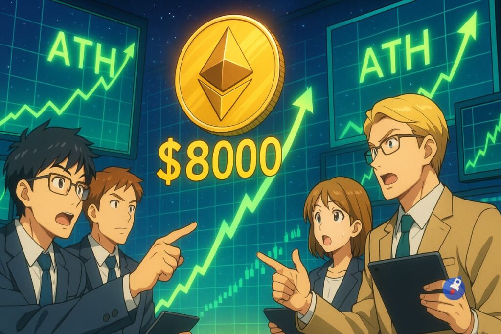 Ethereum à 8 000 $ avec un nouvel ATH avant la fin de l’année selon ces experts