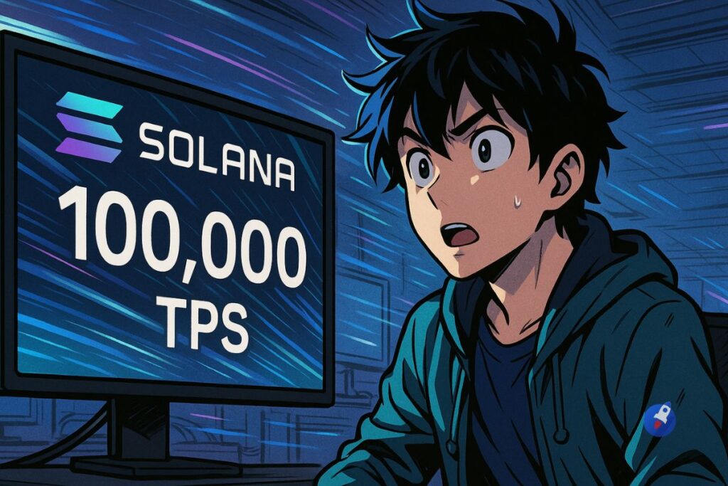 Solana explose le record de vitesse avec 100 000 transactions par seconde