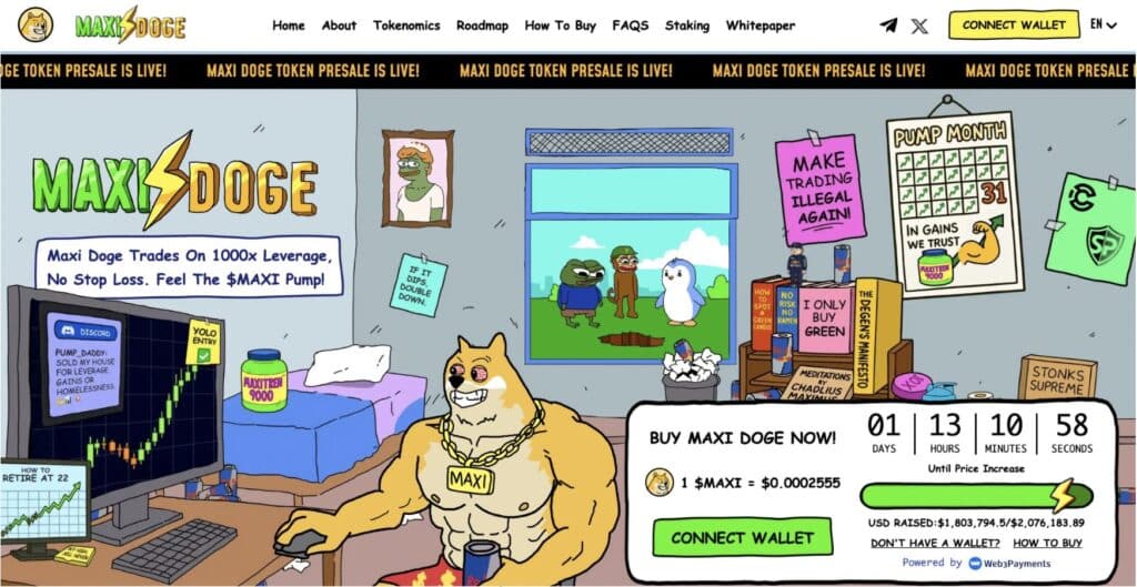 maxi doge prevente 1,8 million dollars