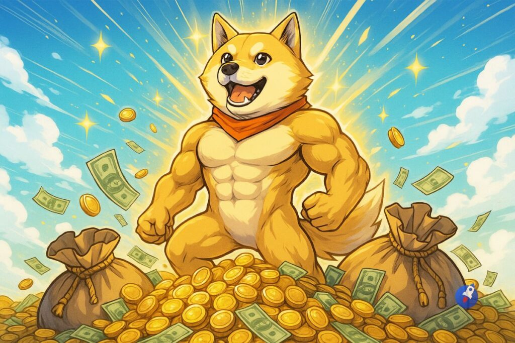 Maxi Doge cartonne : $2M collectés pour un vrai 100x