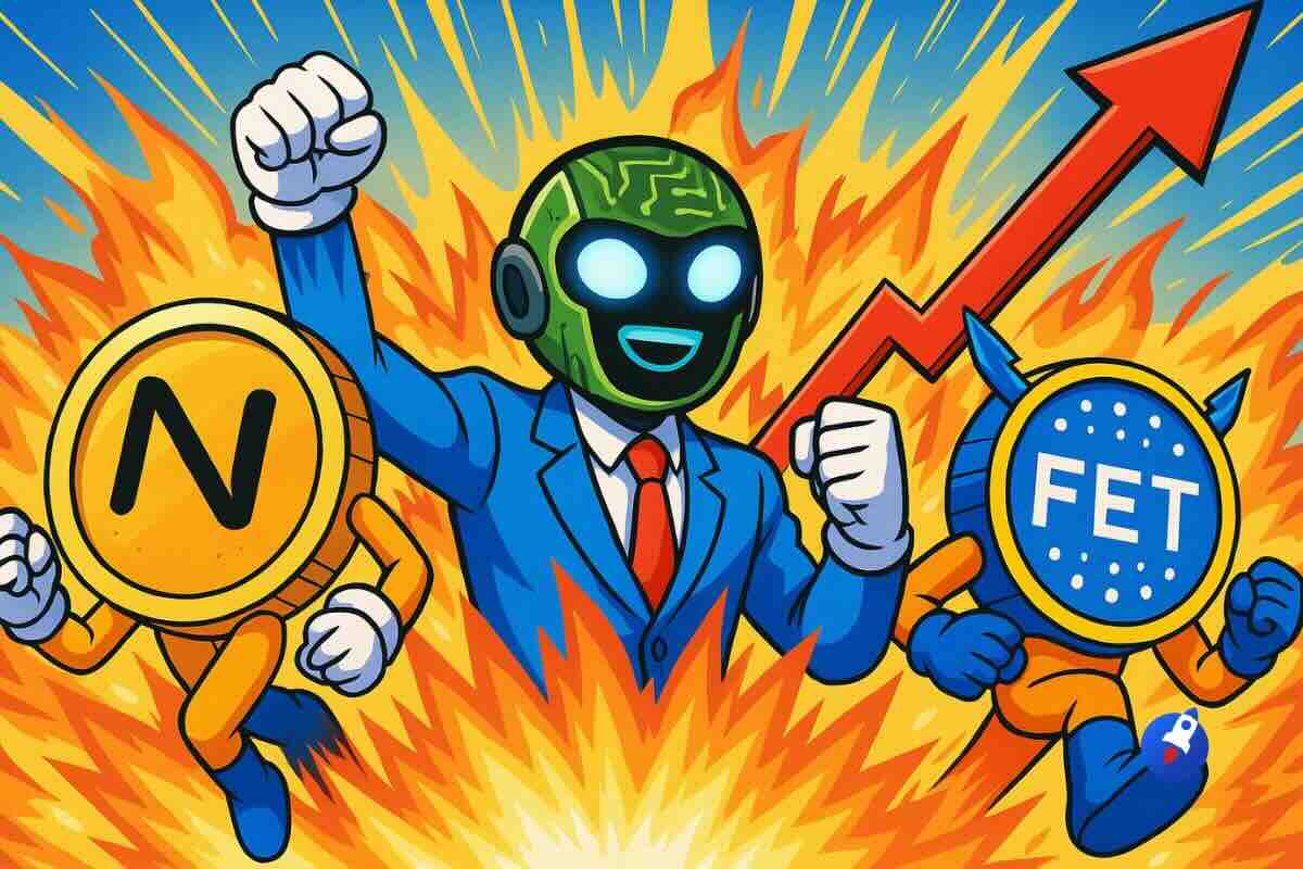 Worldcoin explose: ces 3 crypto IA visent x10