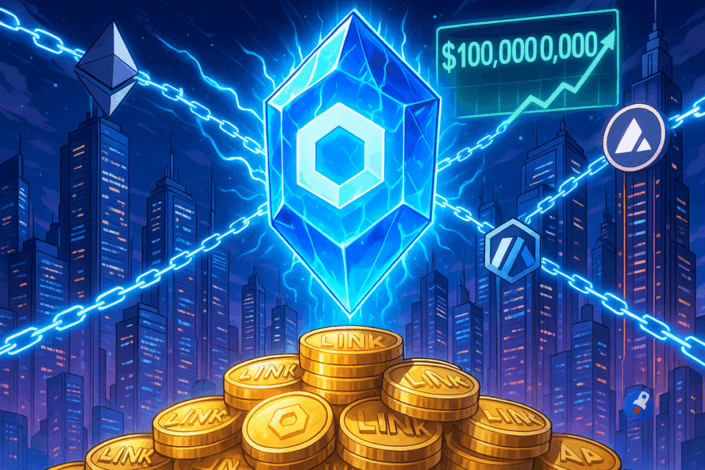 Chainlink franchit la barre des 100 milliards $ : le double en un an