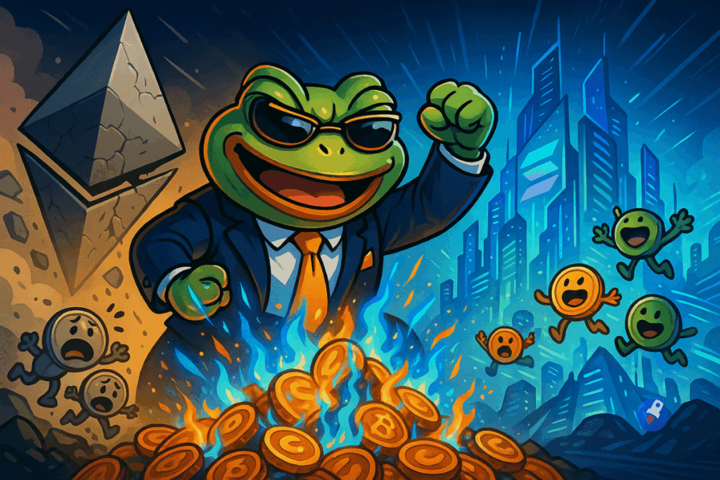 WEPE : destruction massive de tokens et stratégie Solana