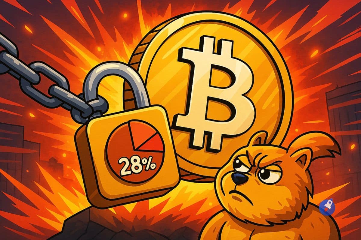 bitcoin offre 28%
