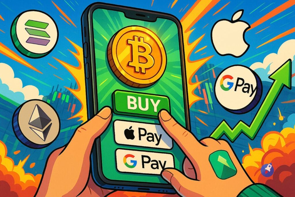 Achetez des cryptos en un clic sur MEXC grâce à Apple Pay et Google Pay