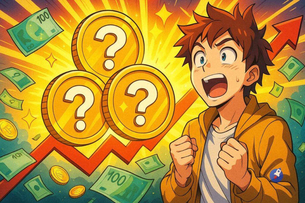 Les 3 altcoins x1000 pour passer de 100€ à 100 000€ en octobre 2025