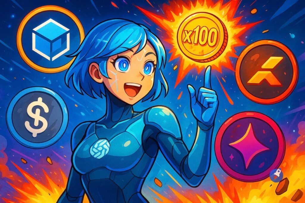 Le top IA des altcoins x100 avec les concepts les plus explosifs de 2025