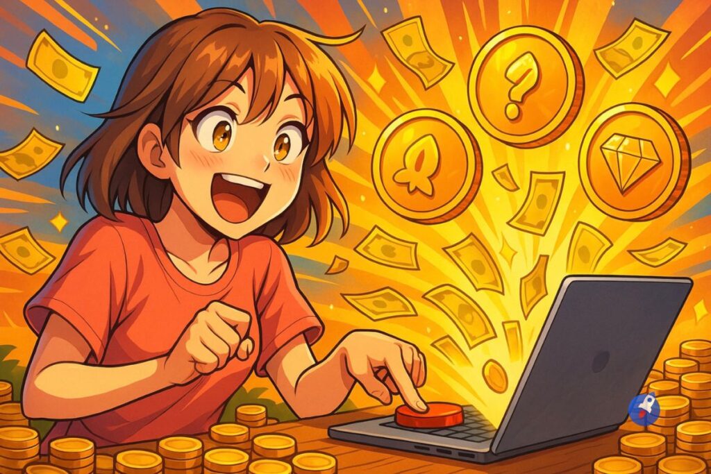 Devenir riche en un clic ? 3 altcoins explosifs pour changer de vie avec 100€