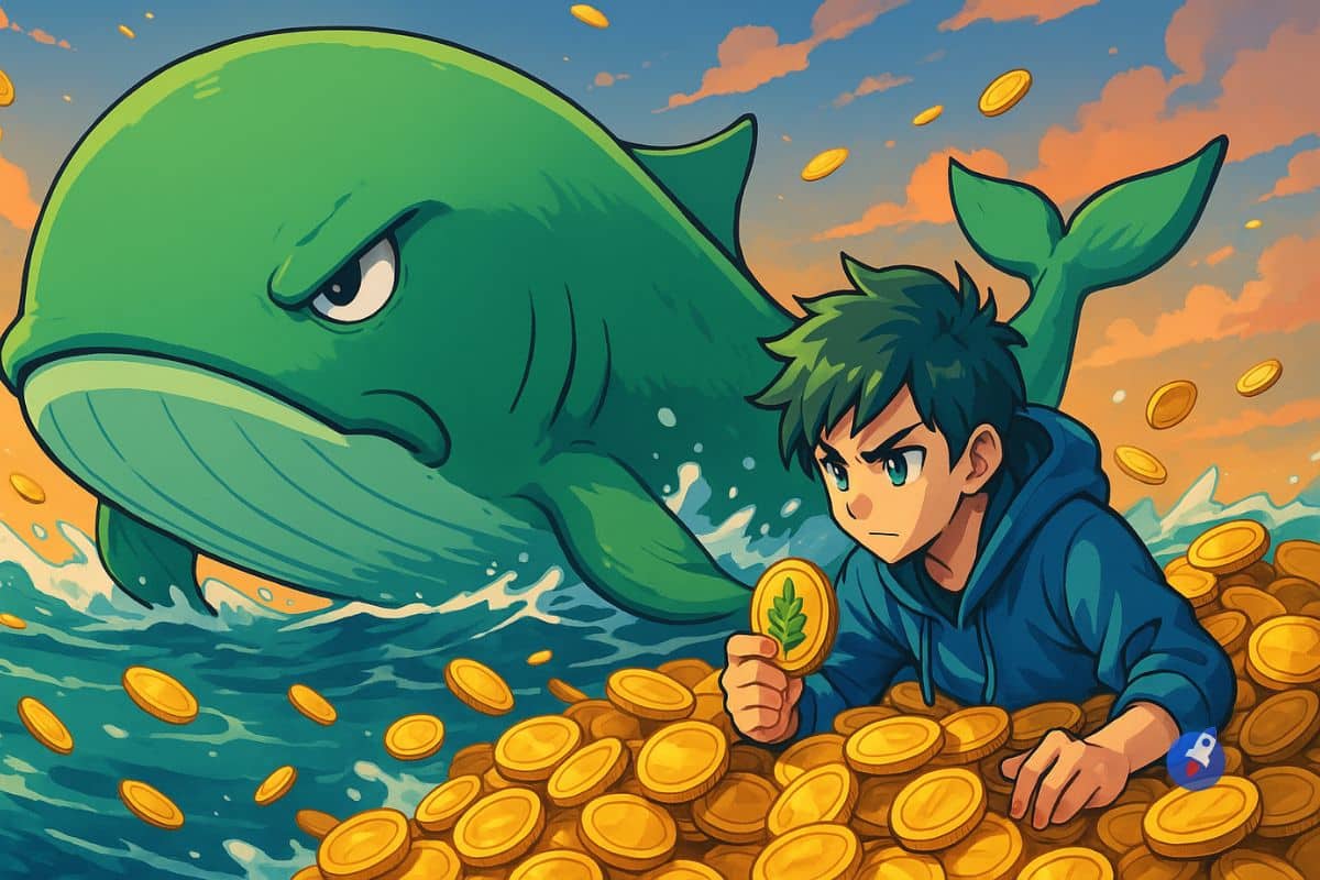 Les baleines profitent de la correction : leurs tokens favoris en plein  marché baissier