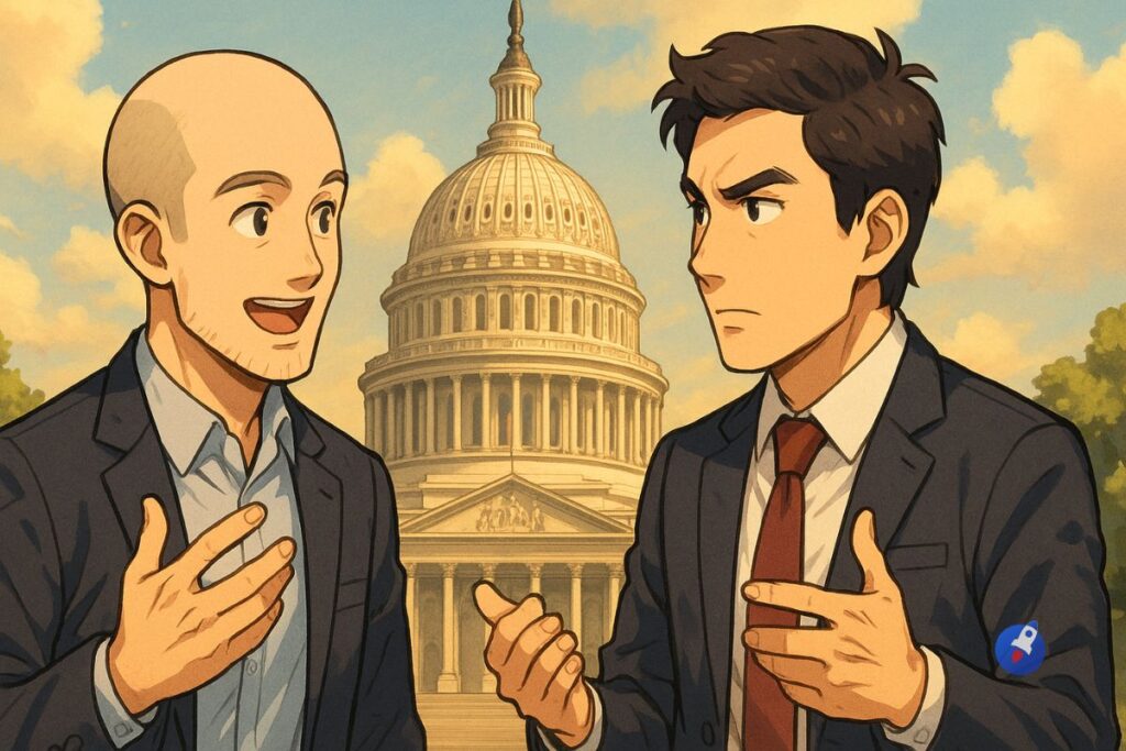 Les PDG crypto font pression à Washington : la loi CLARITY sur la voie rapide