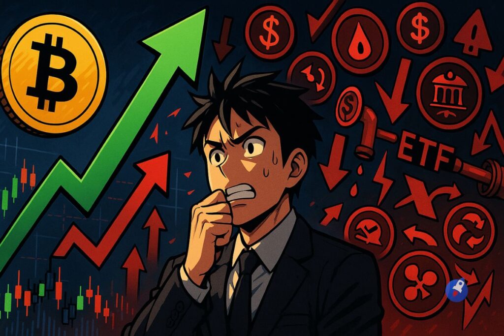 Bitcoin franchit 116 000 dollars, mais 8 indicateurs sur 10 virent au rouge
