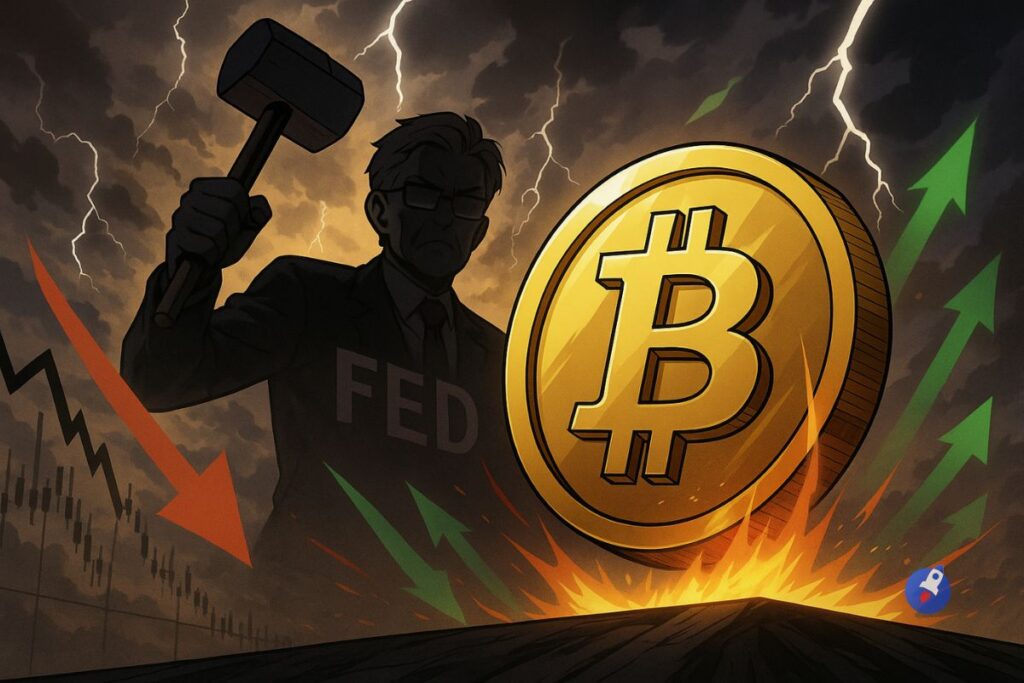 La Fed en ligne de mire : Bitcoin prêt pour un choc décisif